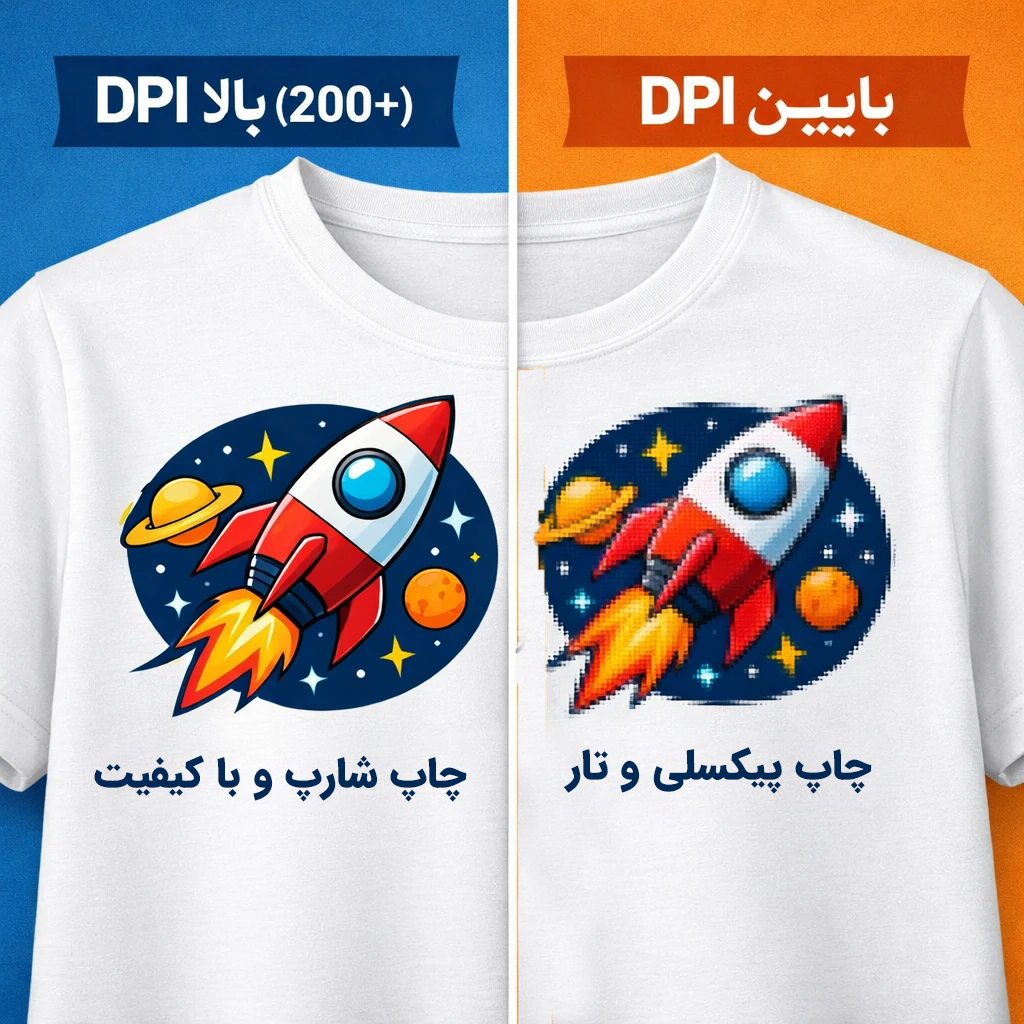 کیفیت فایل و DPI
