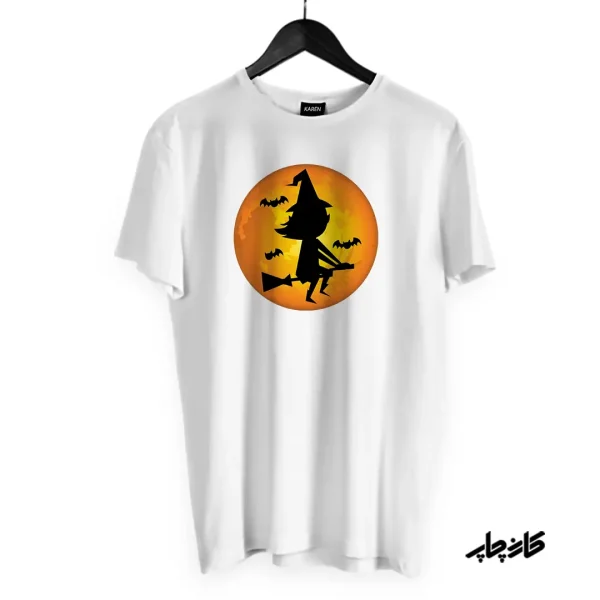 خرید تی شرت هالووین جادوگر پرنده