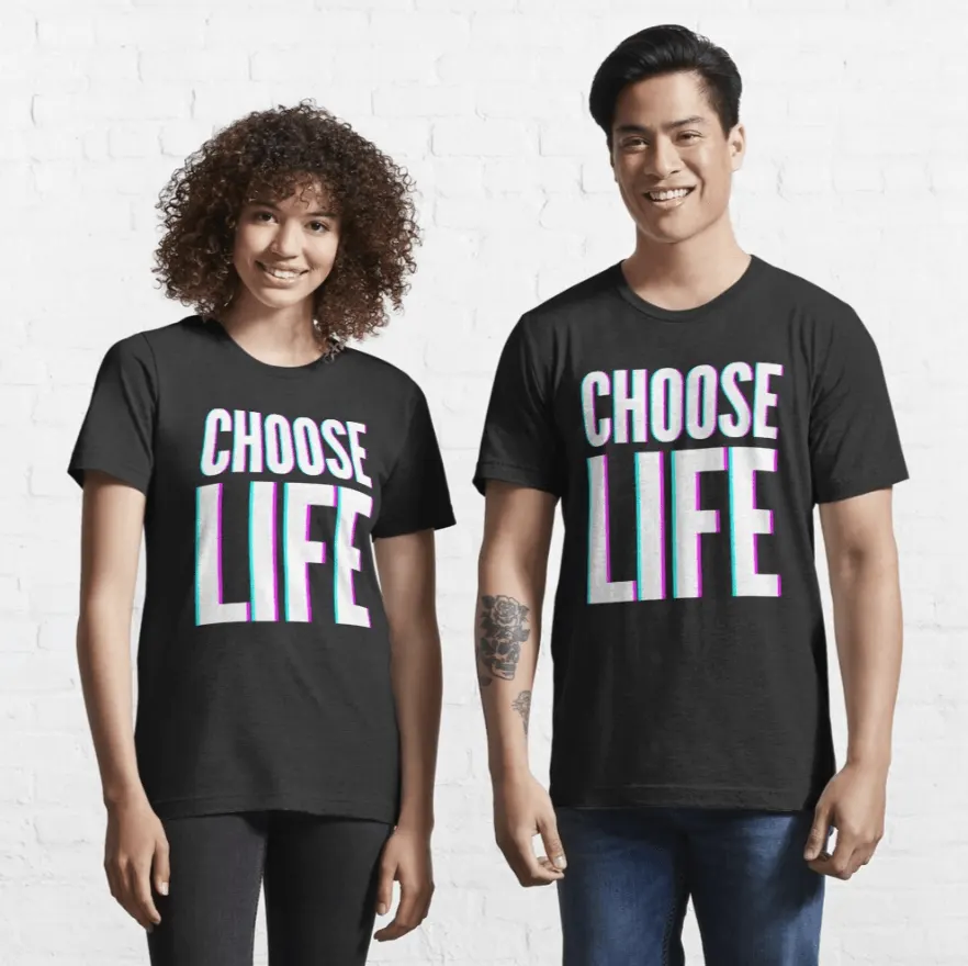تیشرت های چاپی life choose