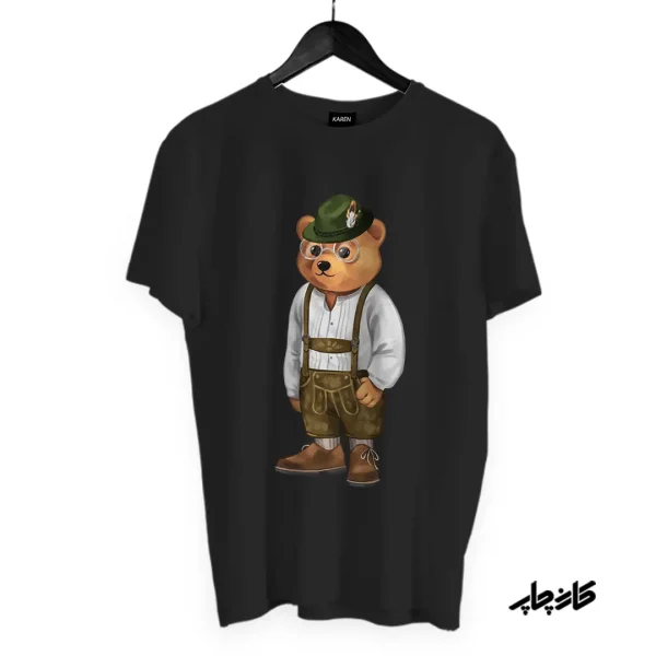 چاپ طرح روی تیشرت خرس رابین هود