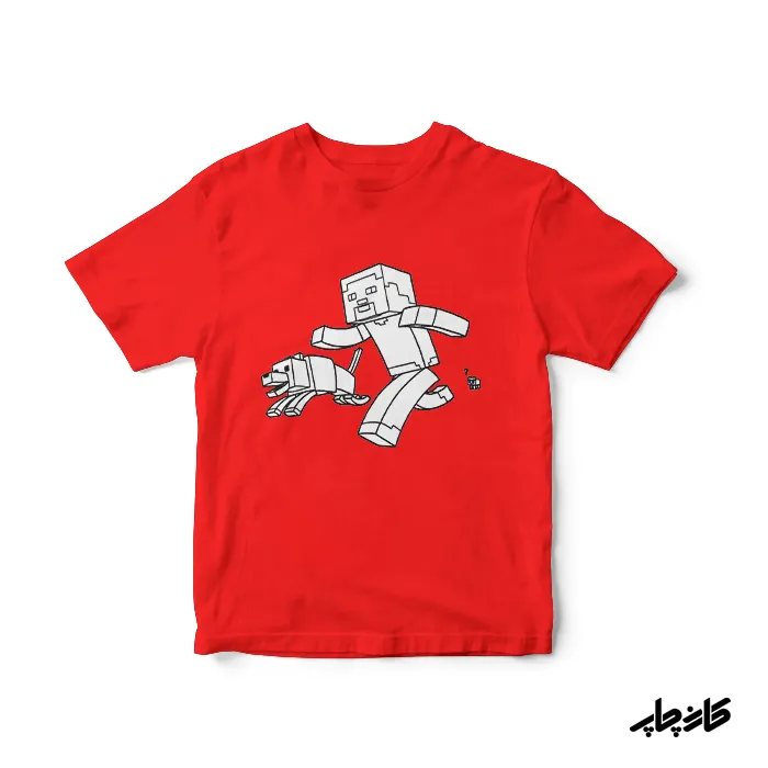 لباس ماینکرفت و سگ نگهبان