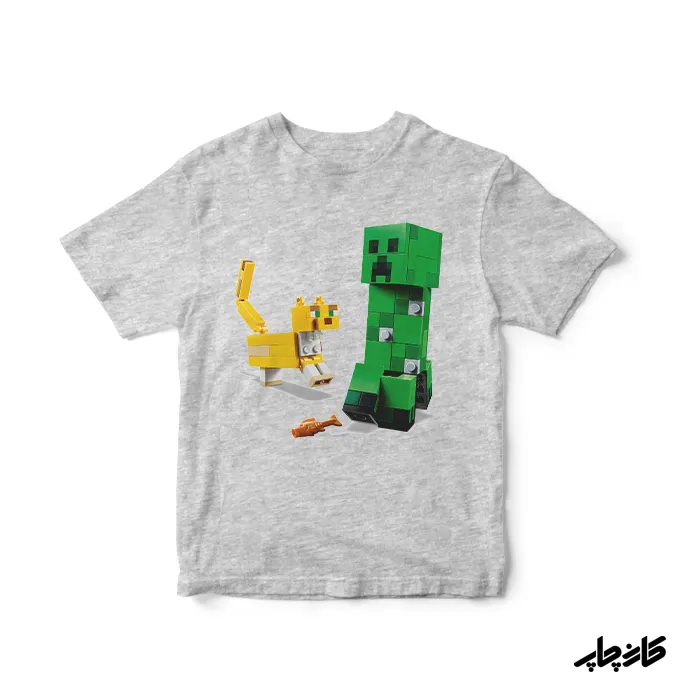 تی شرت ماینکرفت و سگ نگهبان