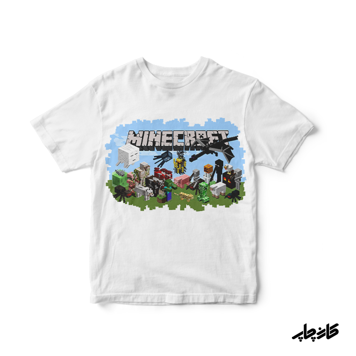 تیشرت شخصیت های ماینکرفت