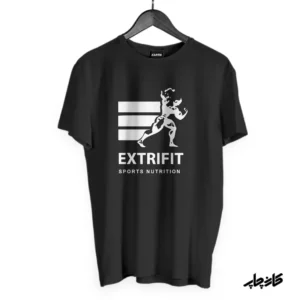 تیشرت مشکی بدن سازی EXTRIFIT