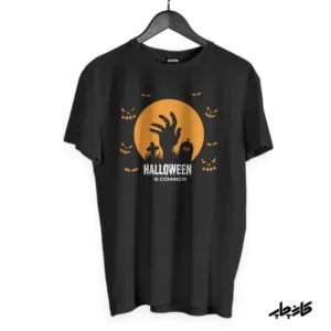 تیشرت مشکی هالووین Halloween is coming