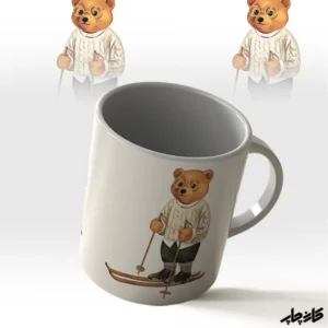 خرید ماگ طرح آقای بارون خرس اسکی باز