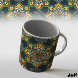 ماگ طرح بافت گرافیکی 3