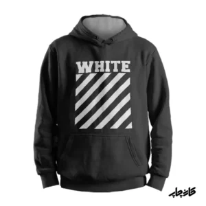 سویشرت نخ پنبه مشکی White OFF