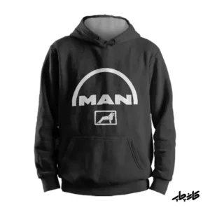 چاپ روی سویشرت نخ پنبه ای ام آ ان MAN