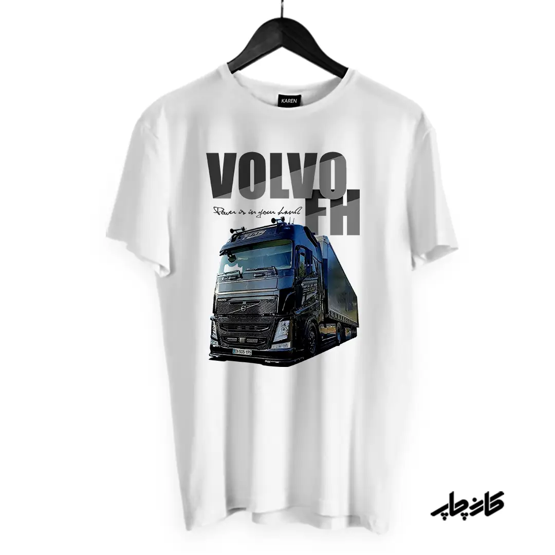 تیشرت طرح کشنده ولوو Volvo FH