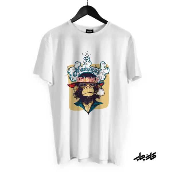 چاپ تیشرت natural born sinner