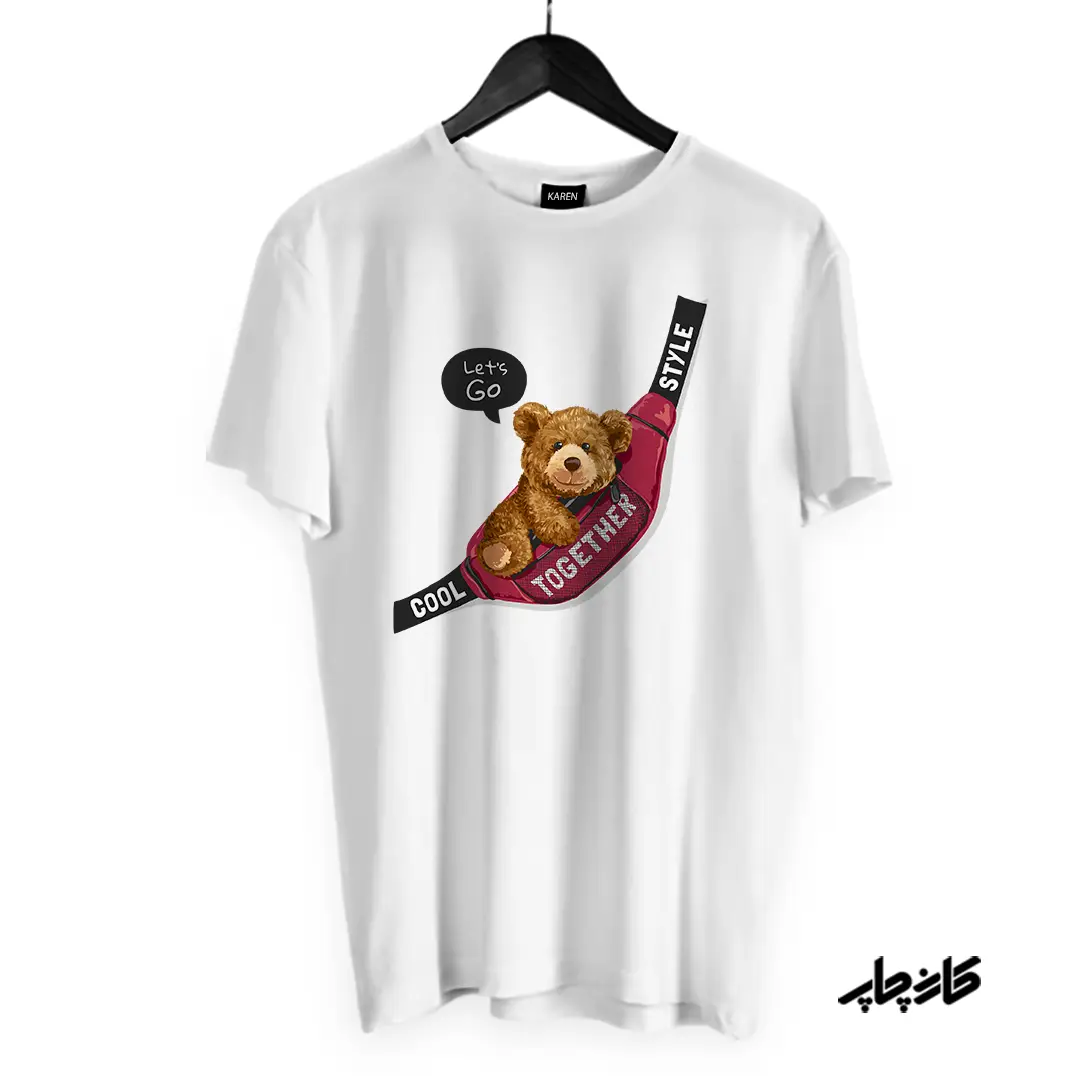 خرید تی شرت خرس کیفی