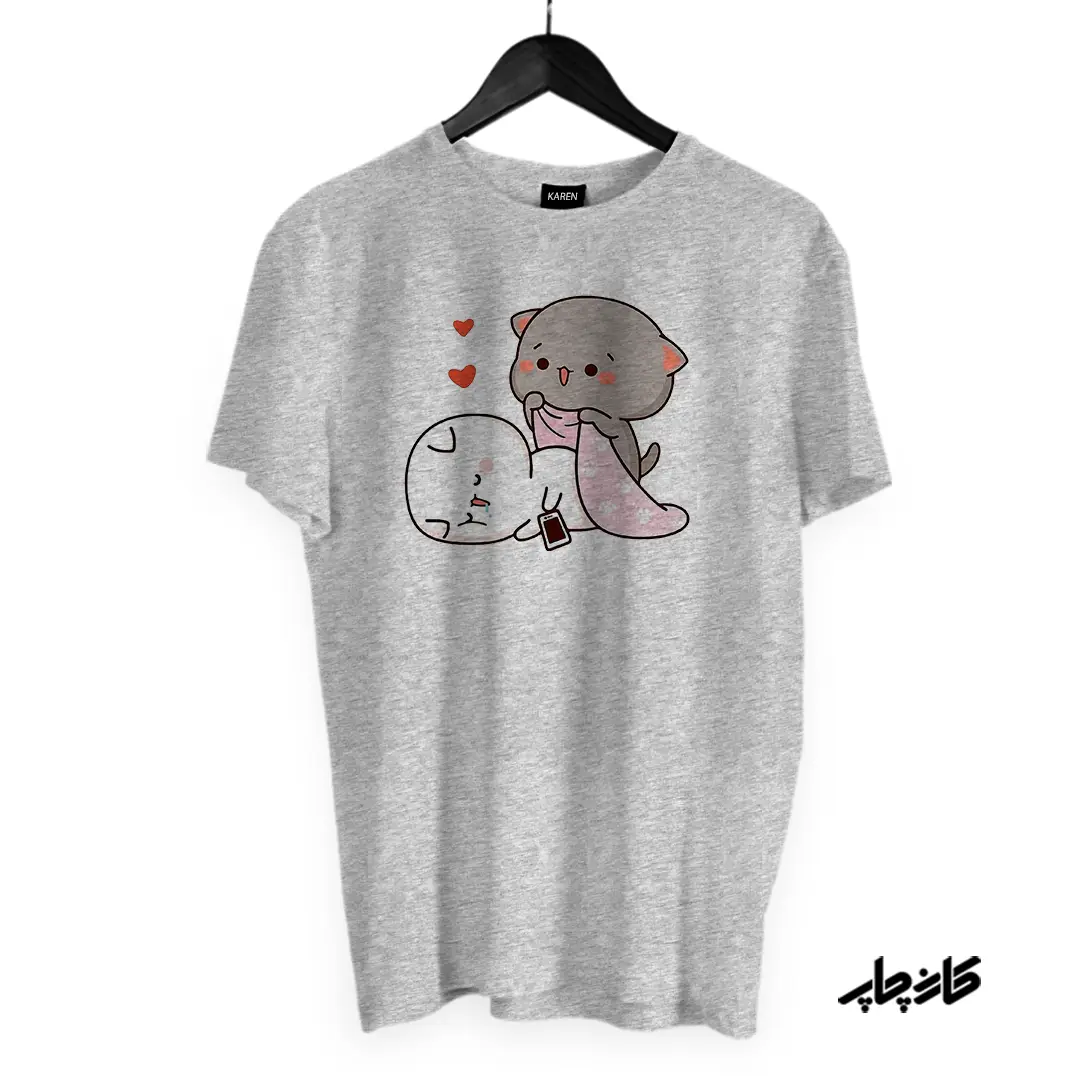 تیشرت گربه پیچ و گوما سرما خورده