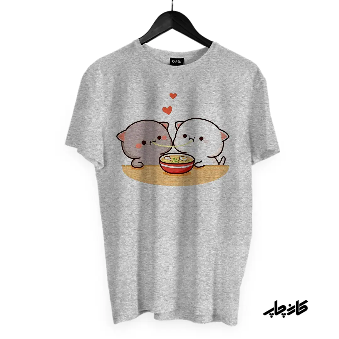 تیشرت گربه های نودل خور پیچ و گوما