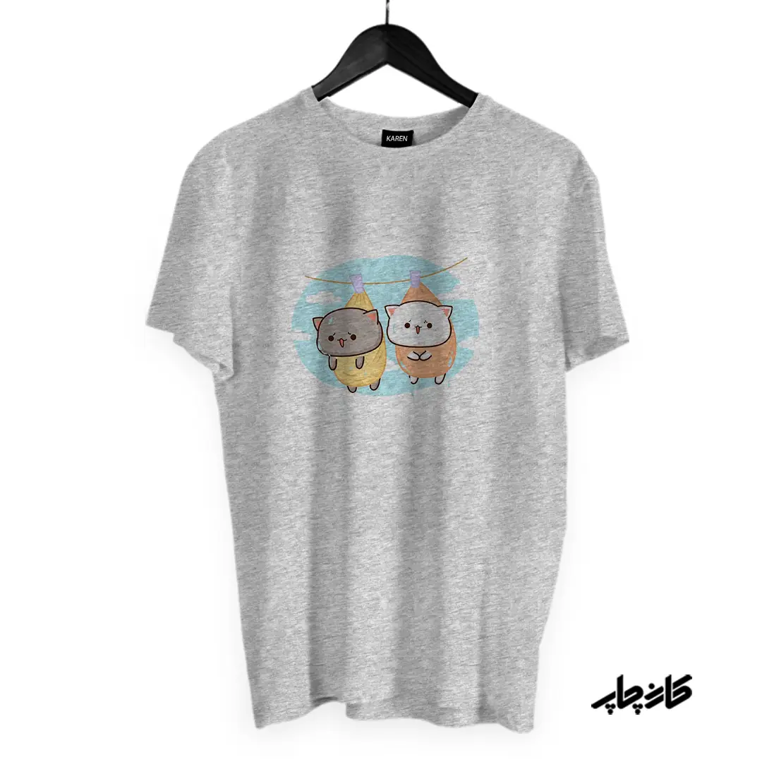 تیشرت پیچ و گوما روی رخت