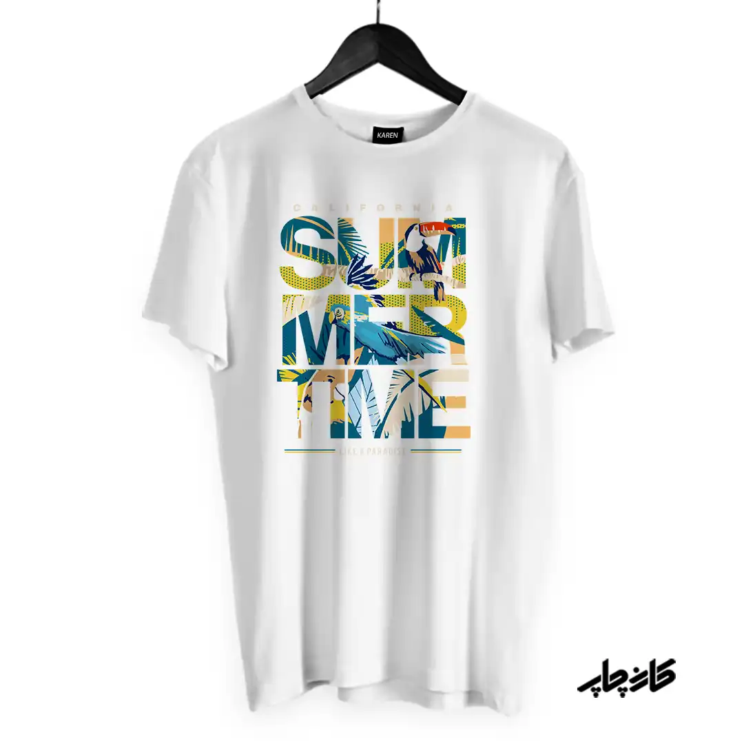تیشرت طرح تابستان