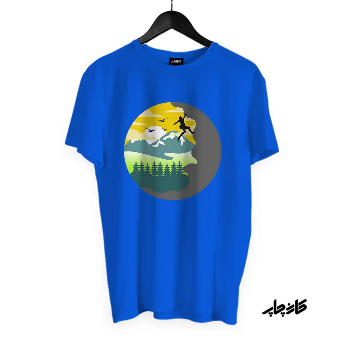 تیشرت سنگ نوردی در طبیعت