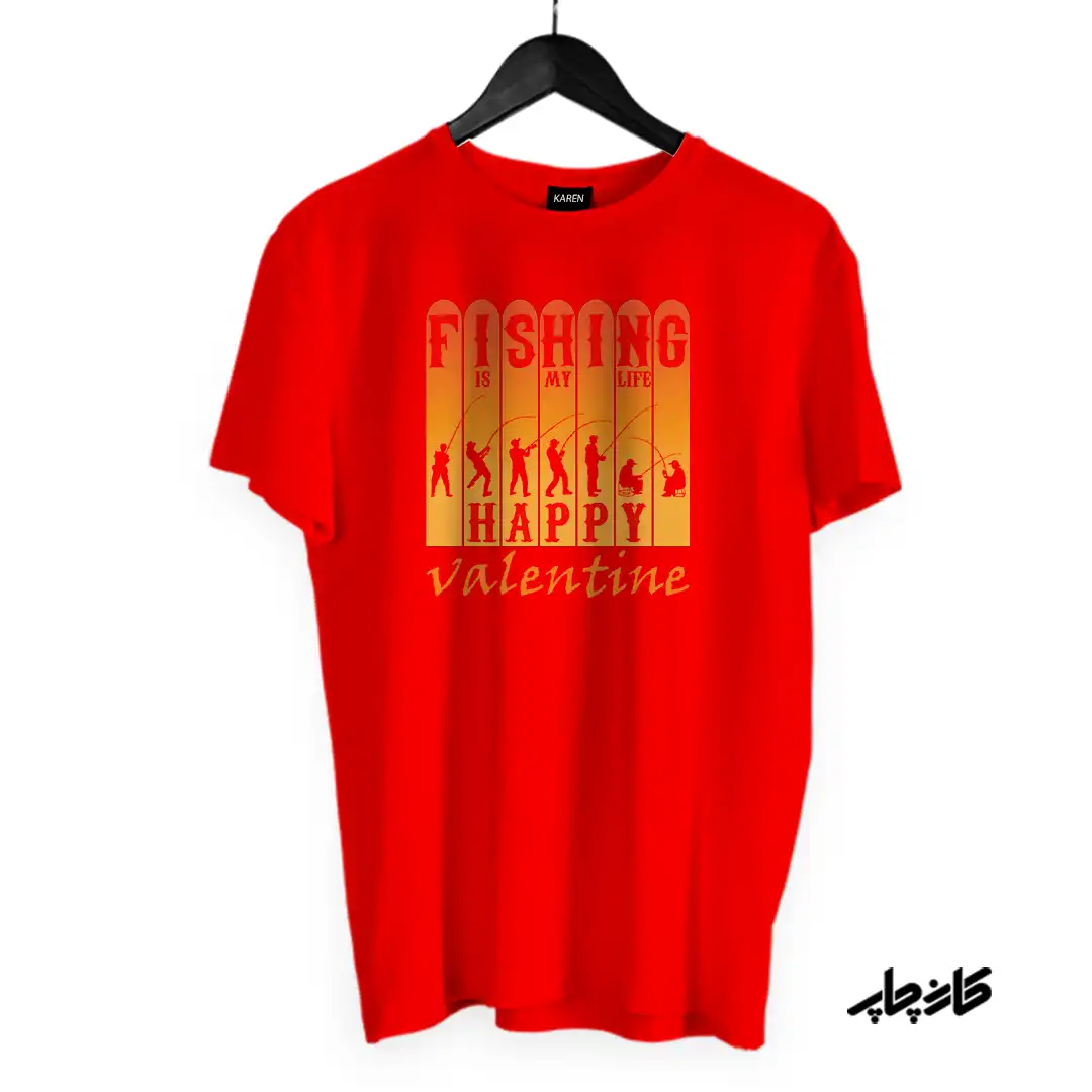 تیشرت ماهیگیری عشق زنگی منه