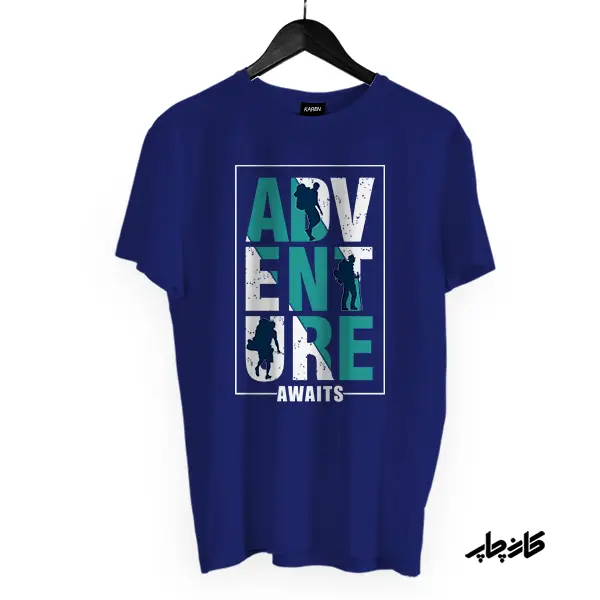 تیشرت ادونچر طبیعت گردی سرمه ای