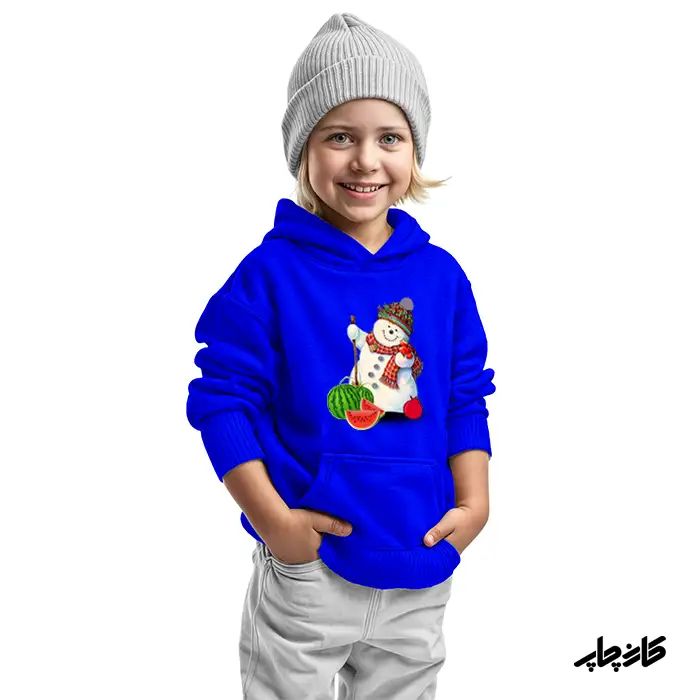 هودی بچگانه آدم برفی یلدایی