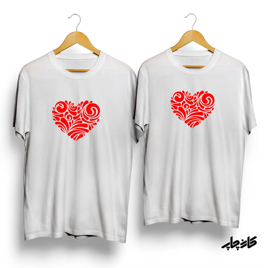 تیشرت ست نخی قلب ولنتاین 7