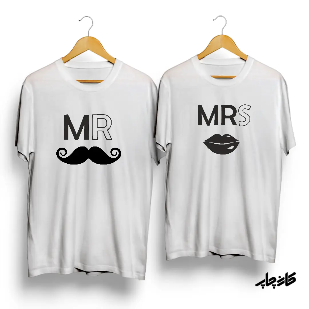 تیشرت ست نخی Mr/Mrs