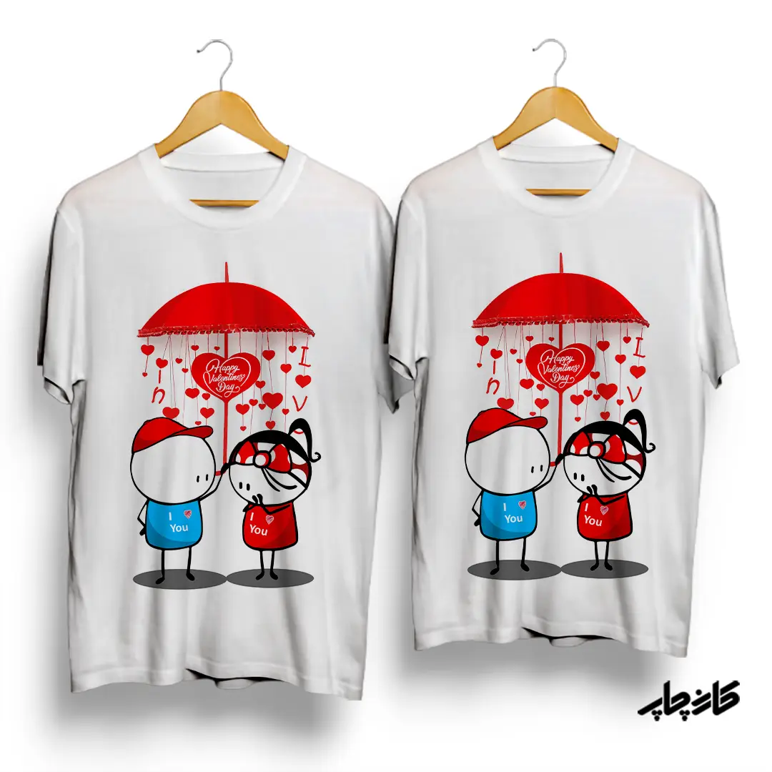خرید تیشرت ست ولنتاین دختر و پسر عاشق