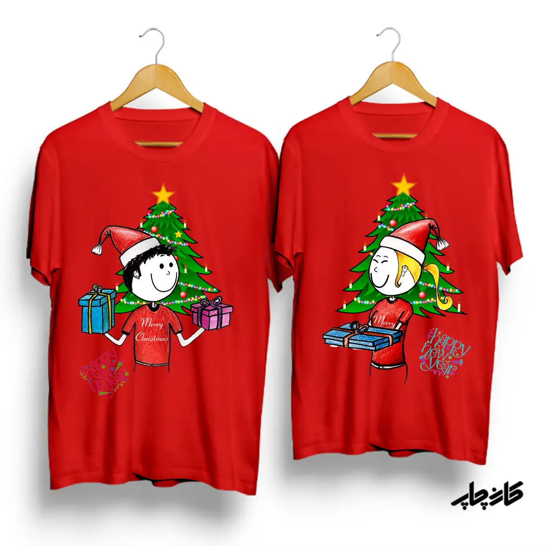 تیشرت ست کریسمس 2020