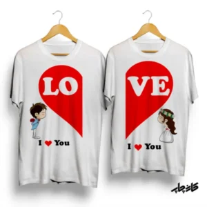 تیشرت ست دختر و پسر LOVE 1
