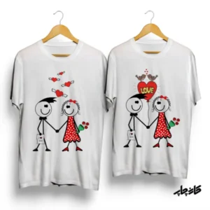 خرید تیشرت ست I love you دختر و پسر