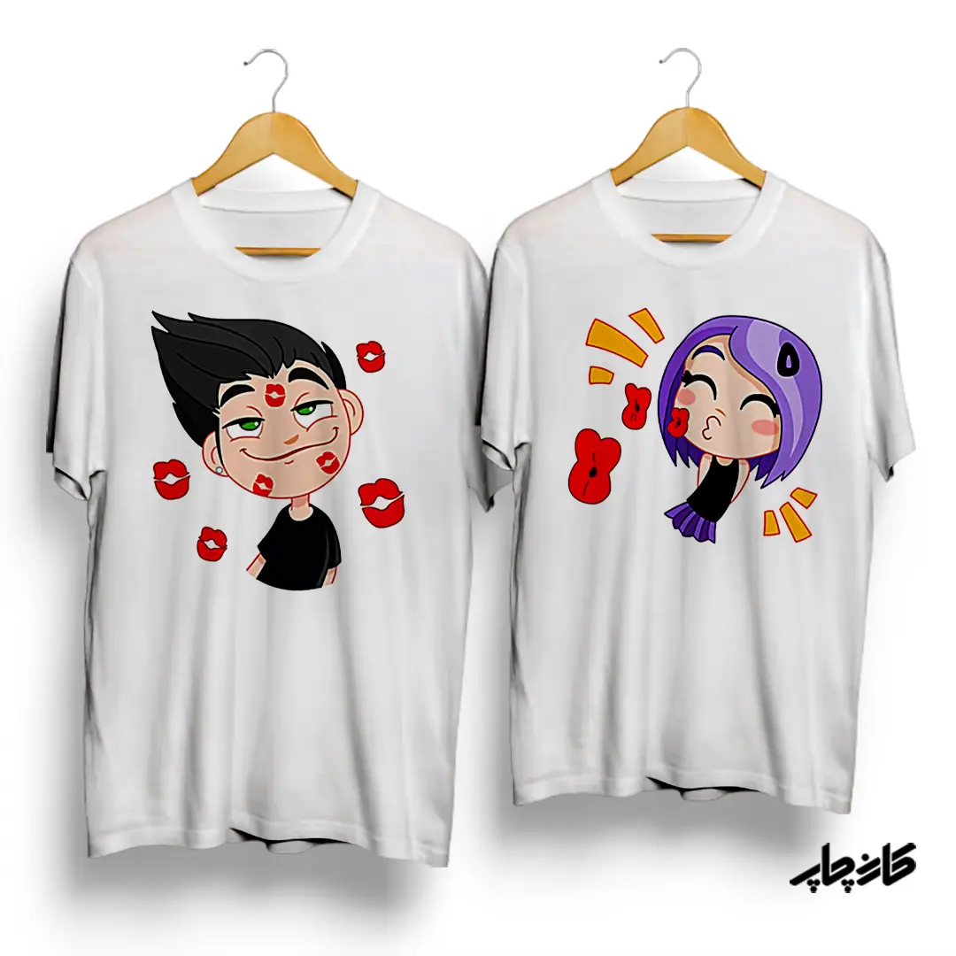 تیشرت ست دختر و پسر دوست داشتنی