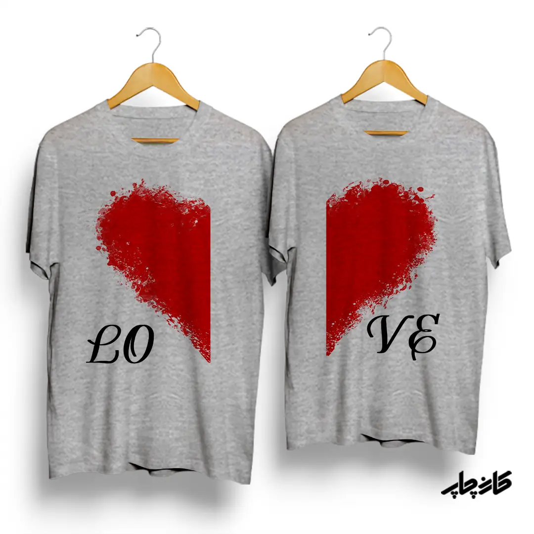 تیشرت ست LOVE 2