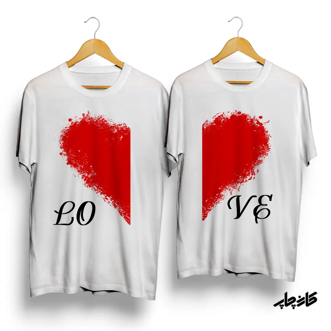 تیشرت ست LOVE 2