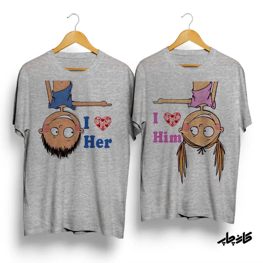 تیشرت ست دختر پسر وارونه