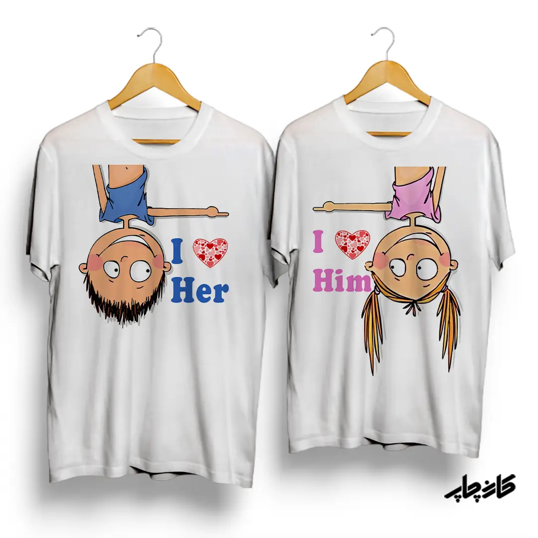 تیشرت ست دختر پسر وارونه