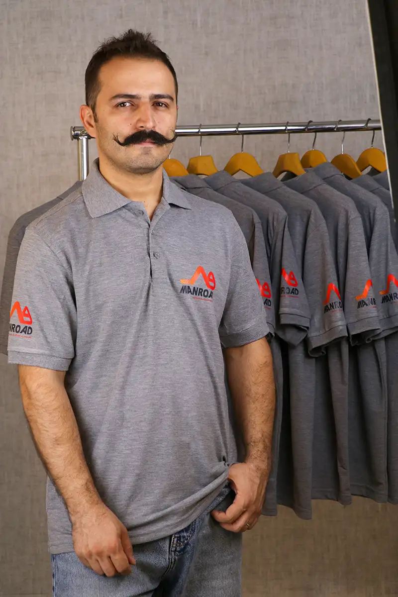 پولو شرت تبلیغاتی کارن چاپ با چاپ دلخواه