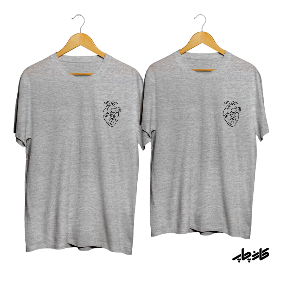 تیشرت ست دختر پسر قلب