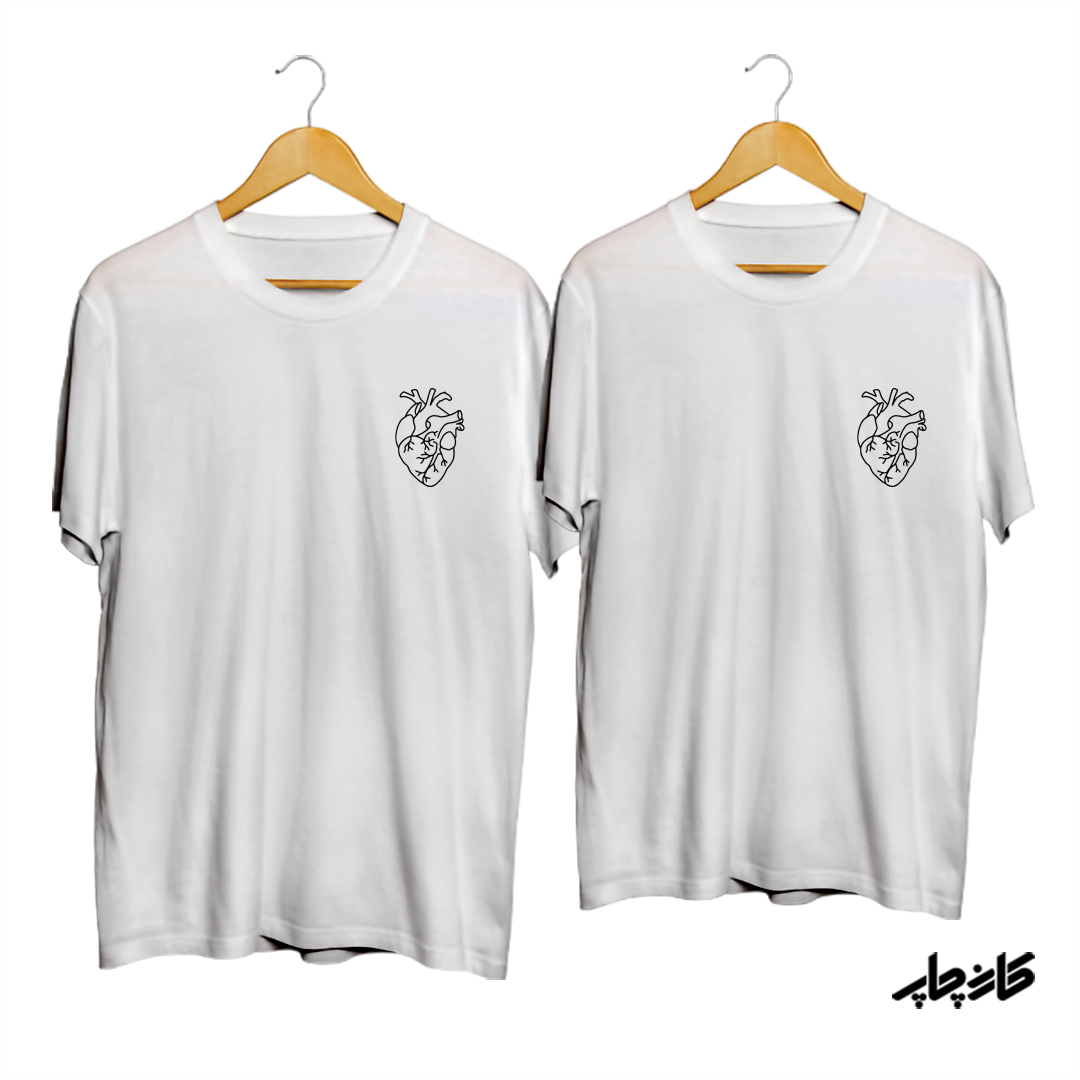 تیشرت ست دختر پسر قلب
