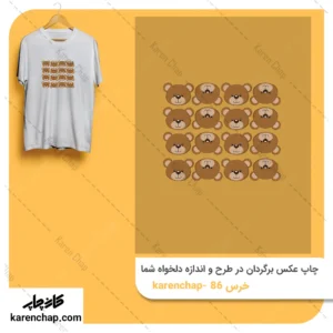 برچسب حرارتی طرح مجموعه خرس ها پسر