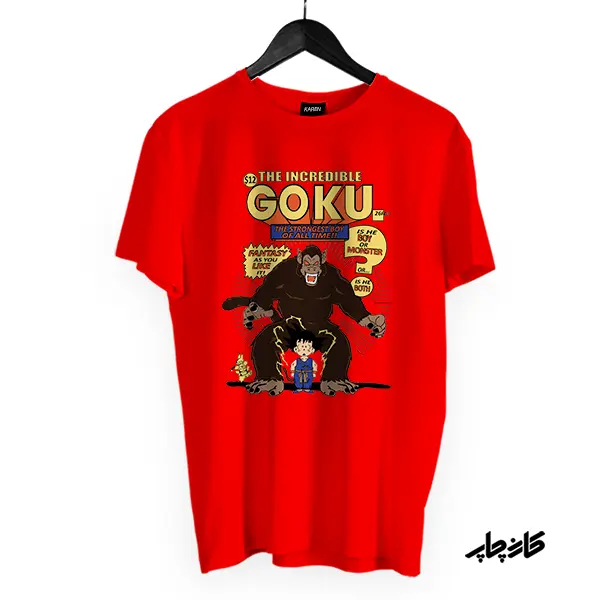 تیشرت goku قرمز