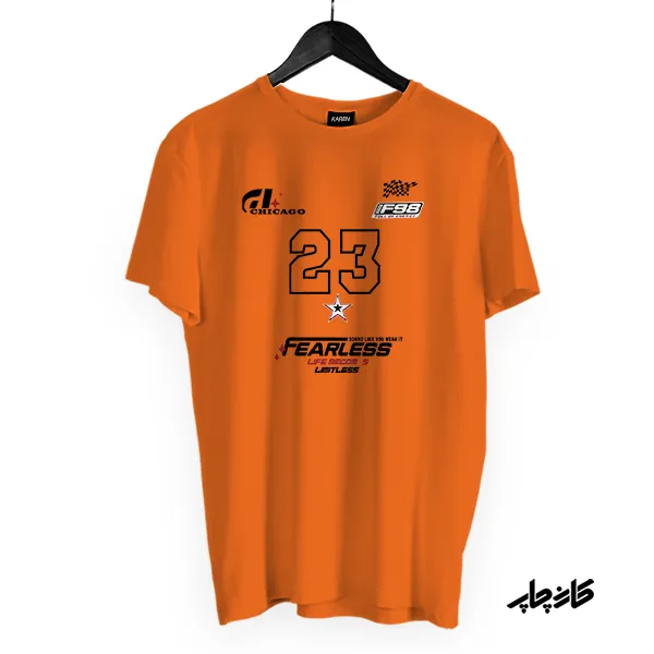 تیشرت بی پاک 23 نارنجی